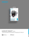 Momax Q.Mount Smart5 15W Rotatable IR Wireless Charger Car Mount CM18 + Suction Mount adhesive universal car mount holder CM16AD - Black