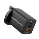 ONEPLUG 67W 3-Port GaN Charger - Black