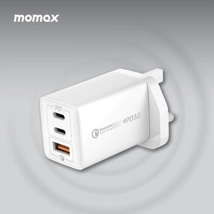 ONEPLUG 67W 3-Port GaN Charger White