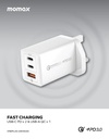 ONEPLUG 67W 3-Port GaN Charger White