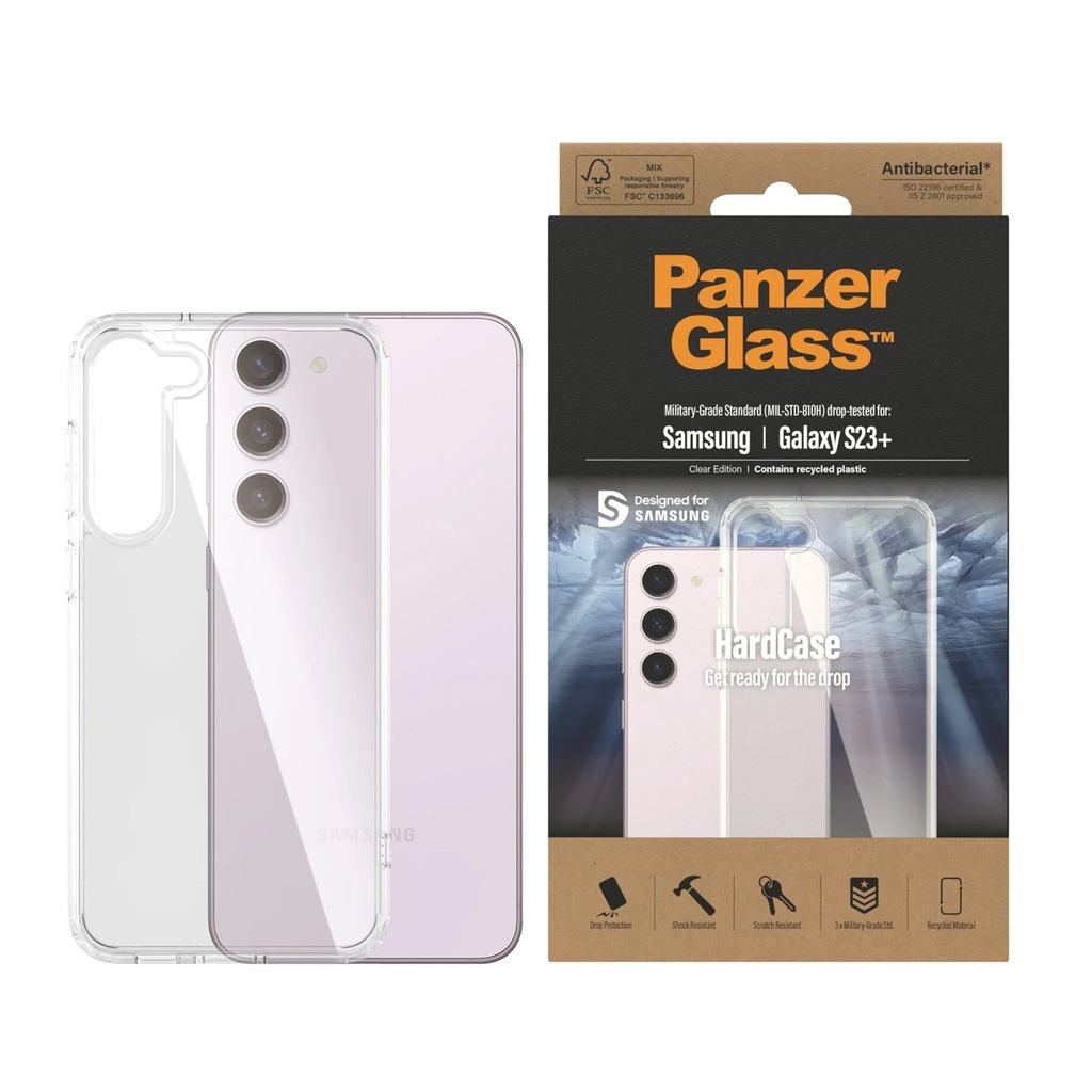 PanzerGlass Hard Case for Samsung Galaxy S 23 Plus - Clear