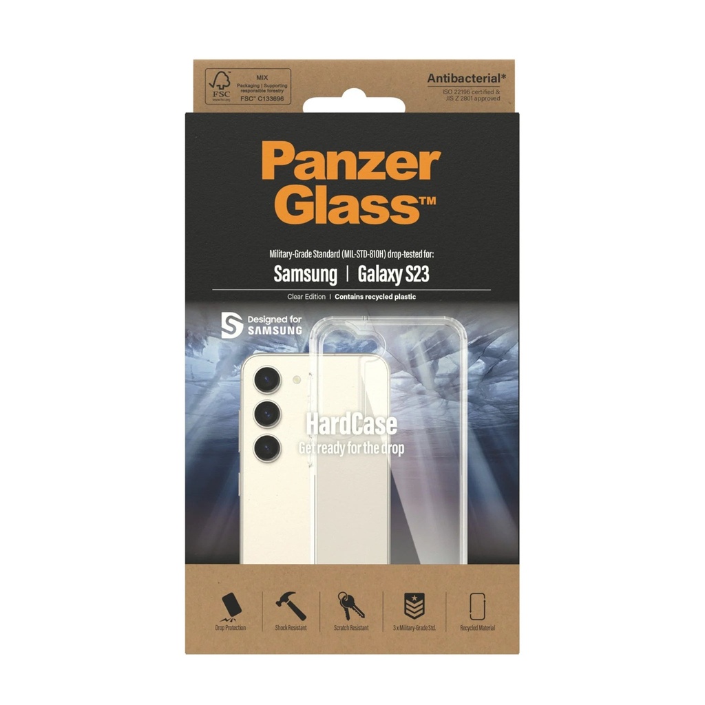 PanzerGlass Hard Case for Samsung Galaxy S23 - Clear