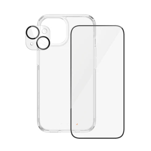 PanzerGlass iPhone 15 3-in-1 Bundles - Clear