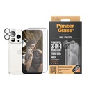 PanzerGlass iPhone 15 3-in-1 Bundles - Clear