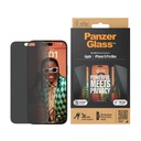 PanzerGlass iPhone 15 Pro Max - UWF - Ultra Wide Fit - Privacy