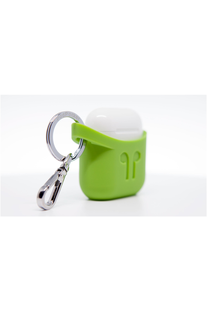 PodPocket AirPods 2 Silicone Case - Pear Green