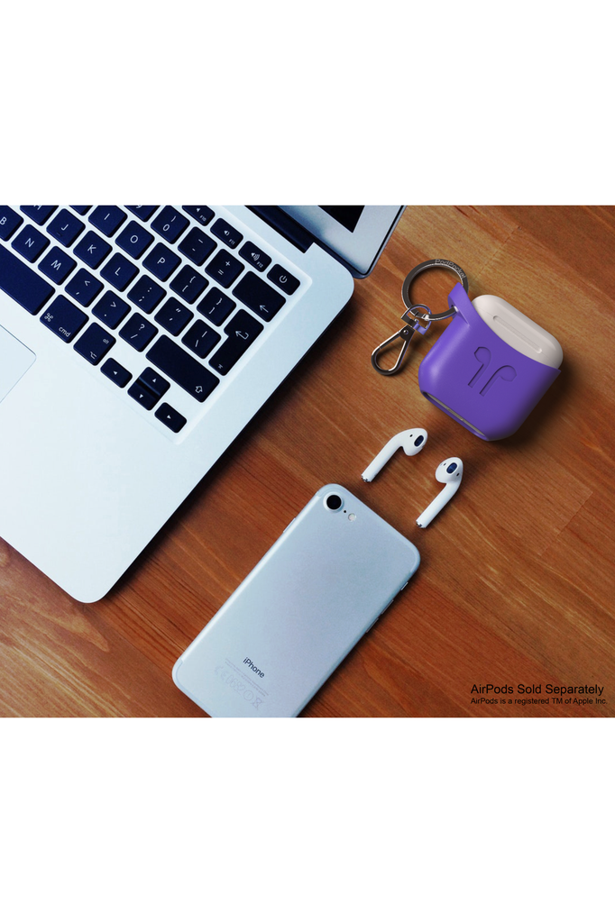 PodPocket AirPods 2 Silicone Case - Purple Rain