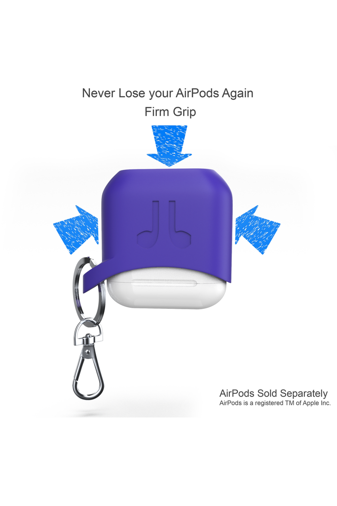 PodPocket AirPods 2 Silicone Case - Purple Rain