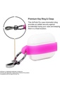 PodPocket AirPods Pro Sling Case with Keychain - Neon Magenta