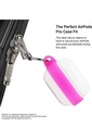 PodPocket AirPods Pro Sling Case with Keychain - Neon Magenta