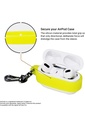 PodPocket AirPods Pro Sling Case with Keychain - Neon Yellow