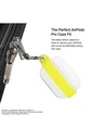 PodPocket AirPods Pro Sling Case with Keychain - Neon Yellow