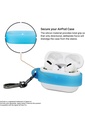 PodPocket AirPods Pro Sling Case with Keychain - Powder Blue