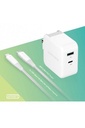 RAVPower / Wall Charger / COMBO [2 - Pack] Wall Charger 36W + C - Lightning Cable 1m - White