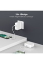 RAVPower Power Bank 2-in-1 5000mAh AC Plug PD QC3.0 - White