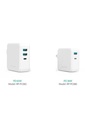 RAVPower Wall Charger 36W Dual USB AC Plug PD QC3.0 UK - White RP-PC080