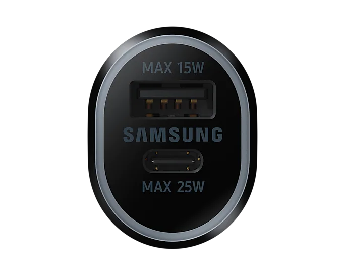Samsung Car Charger 40W Dual Fast Charger max 25 W + max 15 W