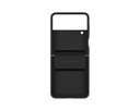 Samsung Flip 4 Flap Leather Cover - Black