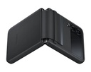 Samsung Flip 4 Flap Leather Cover - Black