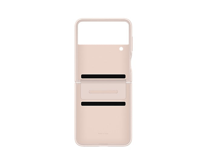 Samsung Flip 4 Flap Leather Cover - Peach