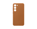 Samsung S23 Leather Cover - Camel