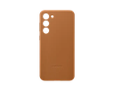 Samsung S23 Plus Leather Cover - Camel