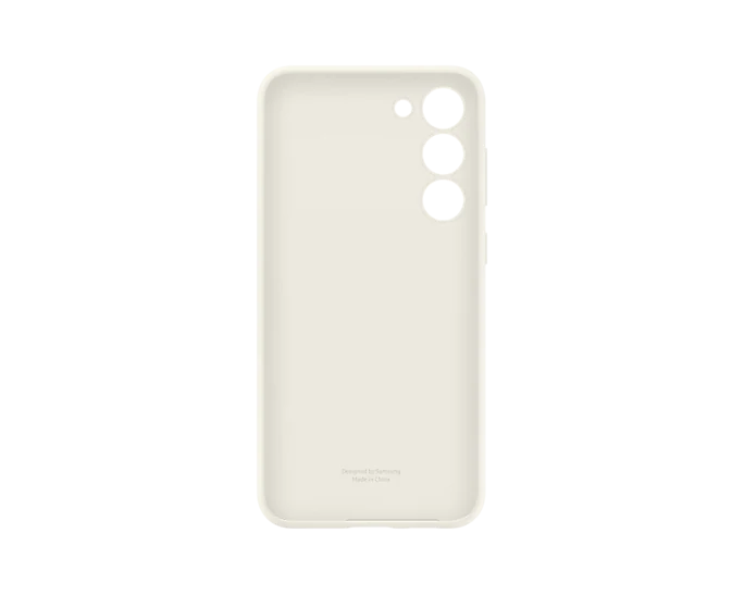 Samsung S23 Plus Silicone Cover - Cream