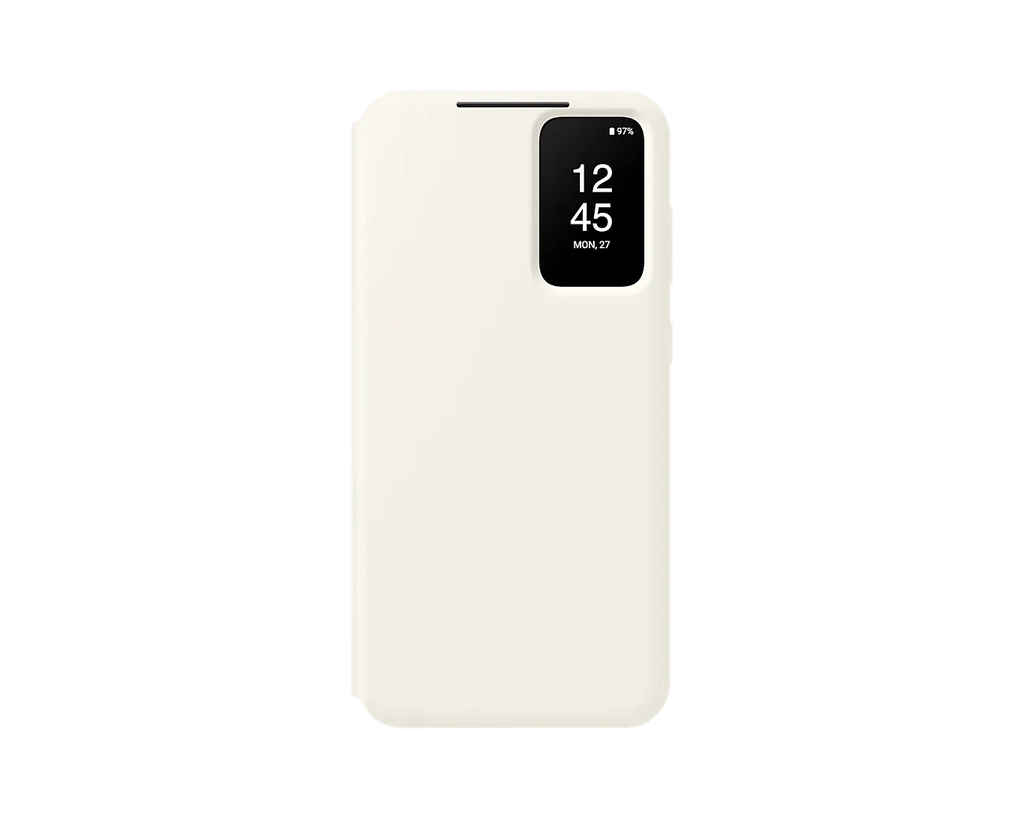 Samsung S23 Plus Smart View Wallet Case - Cream