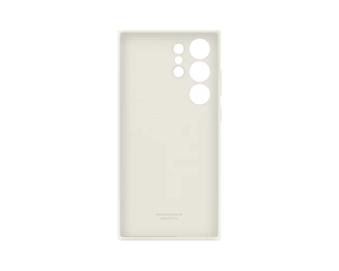 Samsung S23 Ultra Silicone Cover - Cream