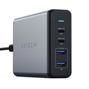 Satechi - Desktop Charger - 108W Pro USB-C PD - 2x USBC - 2x USB-A - Space Gray