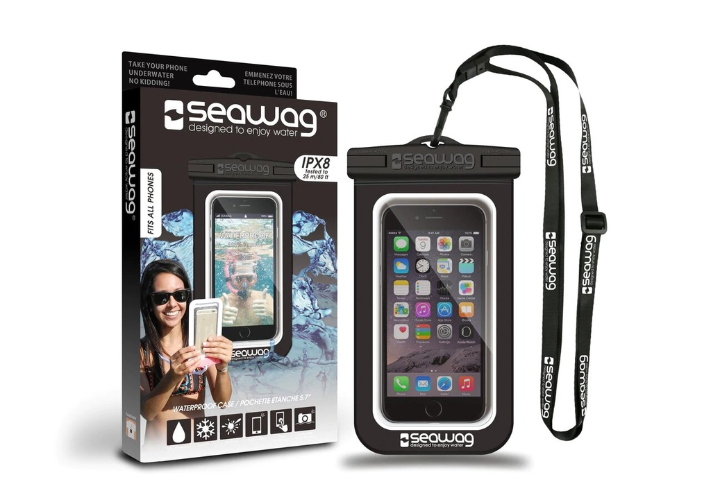 Seawag WaterProof Case For Smartphone - Black