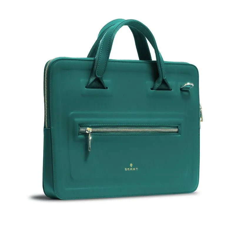 Smart Bond Street Collection 14-inchLaptop Bag, Green