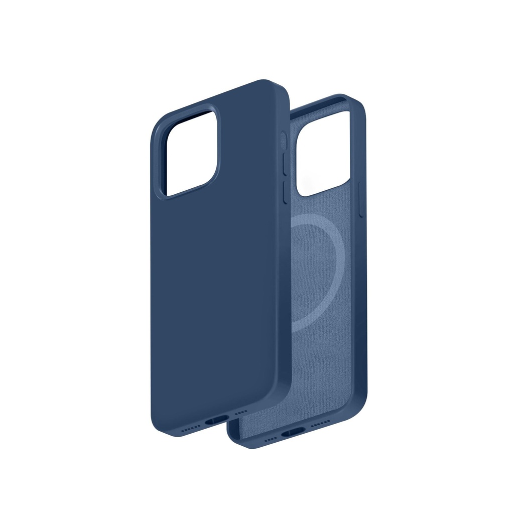 Smartix Magnetic silicone case for iPhone 14 Pro max Blue