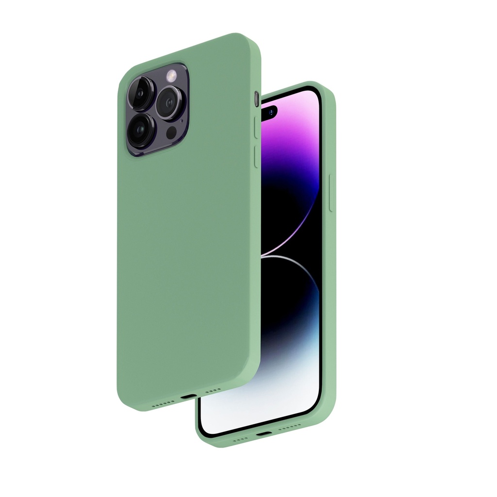 Smartix Magnetic silicone case for iPhone 14 Pro max green