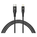 Smartix PD Type C to Lightning 20W Cable MFI 2M - Black