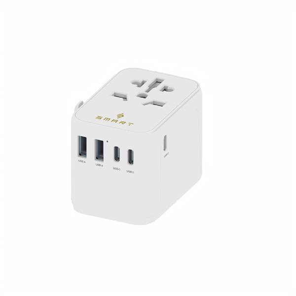 Smartix Premium 35W PD International Travel Adaptor - White