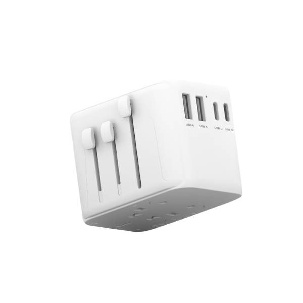 Smartix Premium 35W PD International Travel Adaptor - White