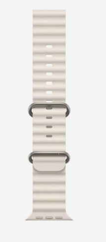 Smartix Premium Silicone Band for Apple Watch 49mm / 45mm / 44mm / 42mm - Starlight