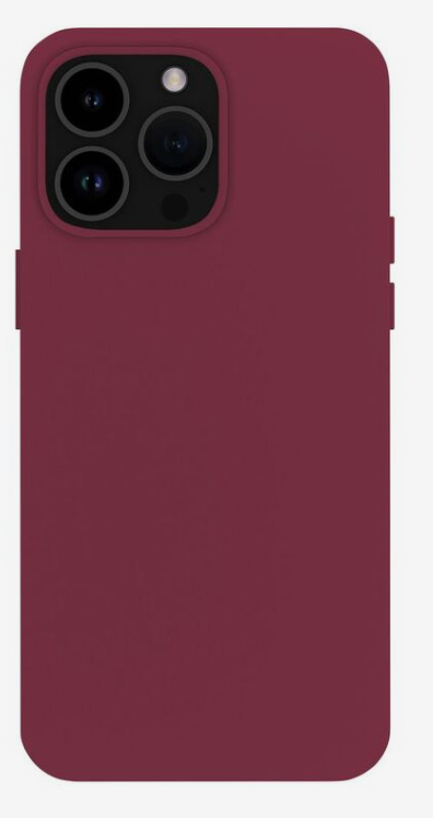 Smartix Premium Silicone Magnetic Case for iPhone 15 Pro Max Plum