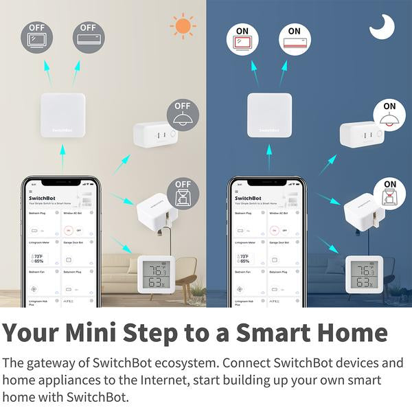 SwitchBot Hub Mini Compact All-in-One infrared Remote Control For Smart Home