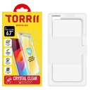 Torrii Bodyglass Screen Protector Anti - Bacterial Coating For iPhone 15 Pro Max - Full Coverage - Black