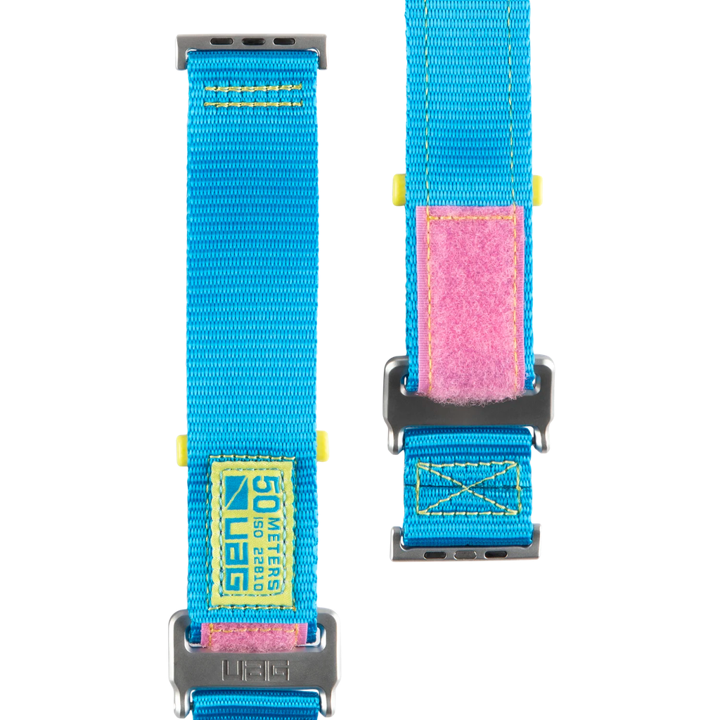 UAG Apple Watch 44/42mm Active Strap LE - Blue /Pink