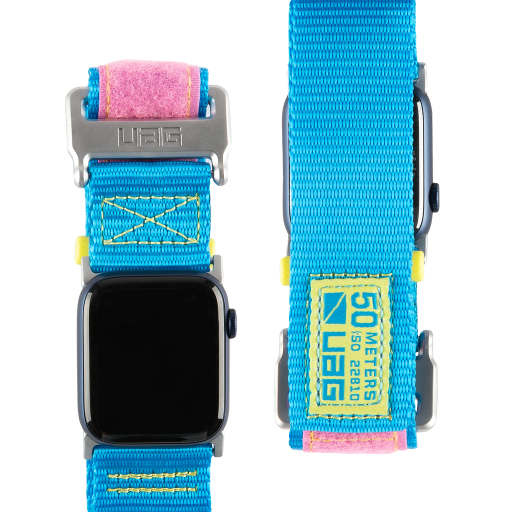 UAG Apple Watch 44/42mm Active Strap LE - Blue /Pink