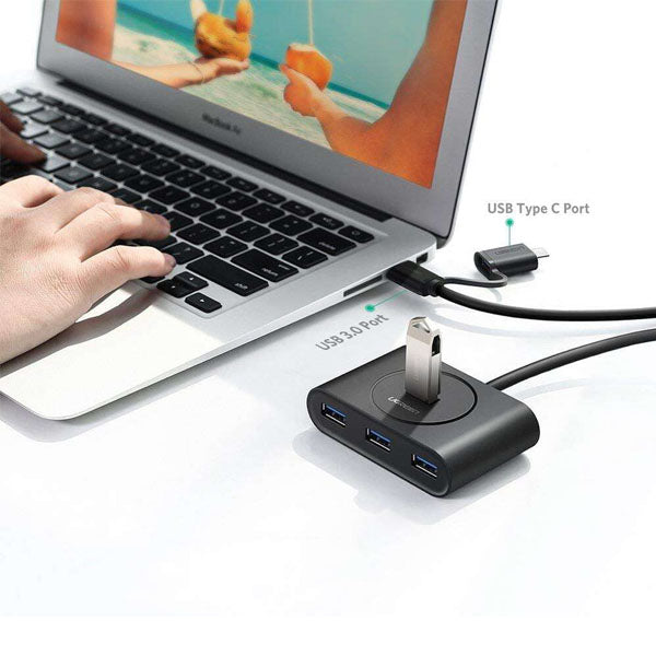 UGREEN HUB USB 3.0 with OTG USB-C PLUG