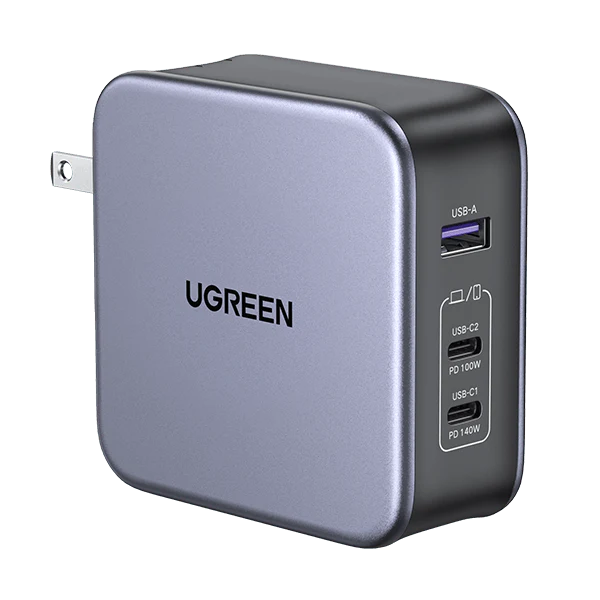 UGREEN Nexode 140W USB-C GaN Charger - 3 Ports Wall Charger