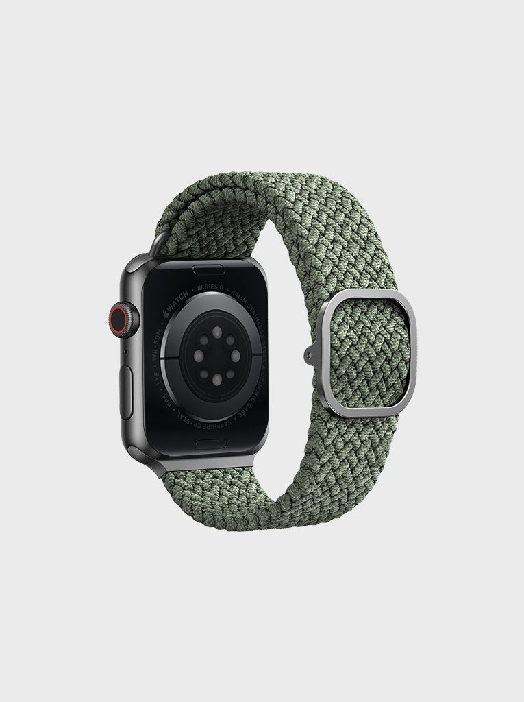 Uniq Aspen Braided Apple Watch Strap 44mm Cypress Green