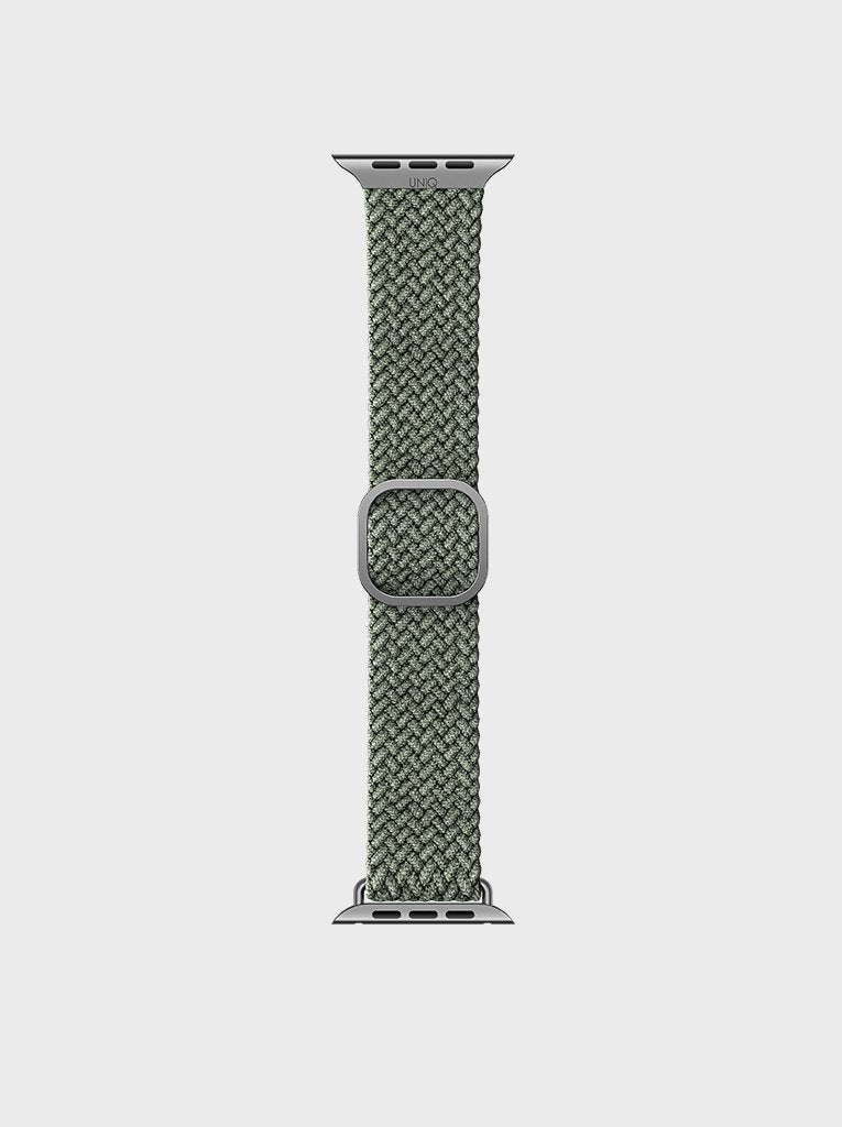 Uniq Aspen Braided Apple Watch Strap 44mm Cypress Green