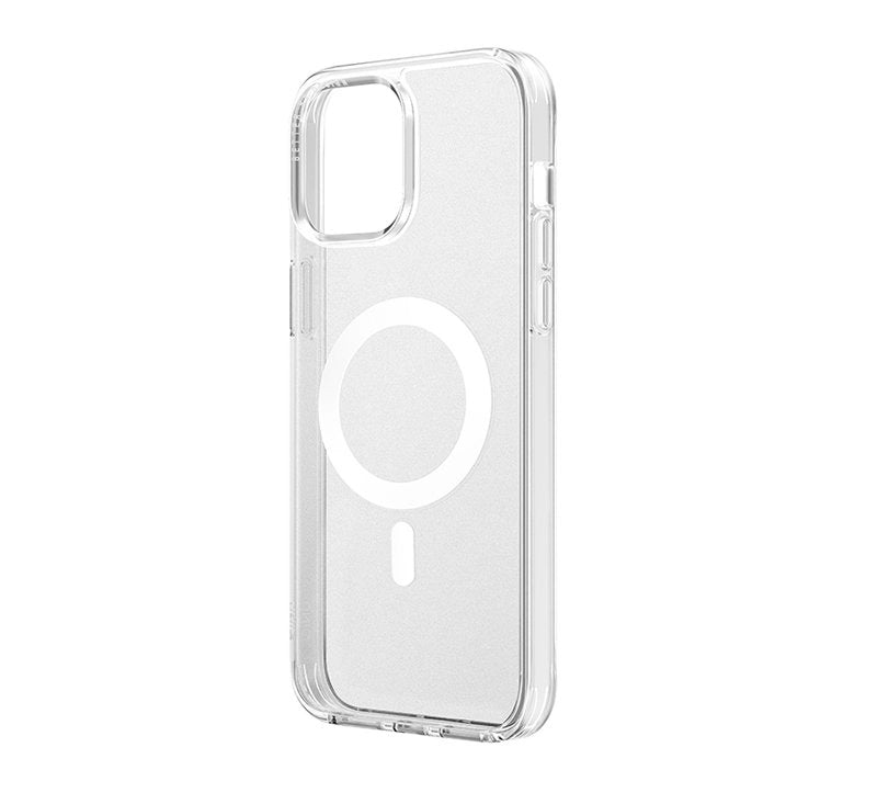 Uniq Hybrid iPhone 14 Case Magclick Charger LifePro Xtreme Af - Dove Frost Clear