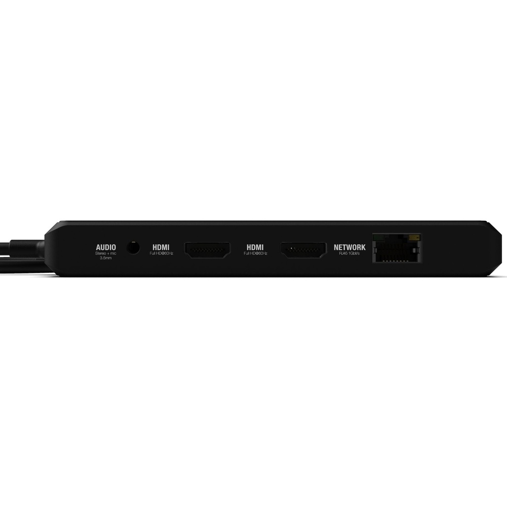 UNISYNK USB-C to 10 Dual Screen Hub with 100W PD power throughput - Black