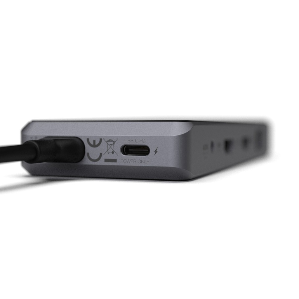 UNISYNK USB-C to 10 Dual Screen Hub with 100W PD power throughput - For Mac - Gray